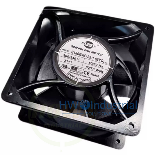 1/piece SINWAN S180GAP-22-1 200/240V 60/70W 17689 Axial Flow Cabinet Exhaust Fan [1]