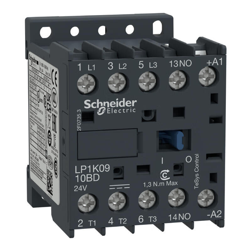 Schneider TeSys K 9A 24VDC Three-Pole DC Contactor