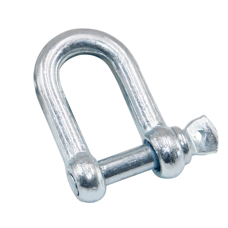 Juwei Shackles, Galvanized National Standard U-Shackle Straight Shackle Lifting Accessories JG-0374 M28 [3-Ton Load Capacity]