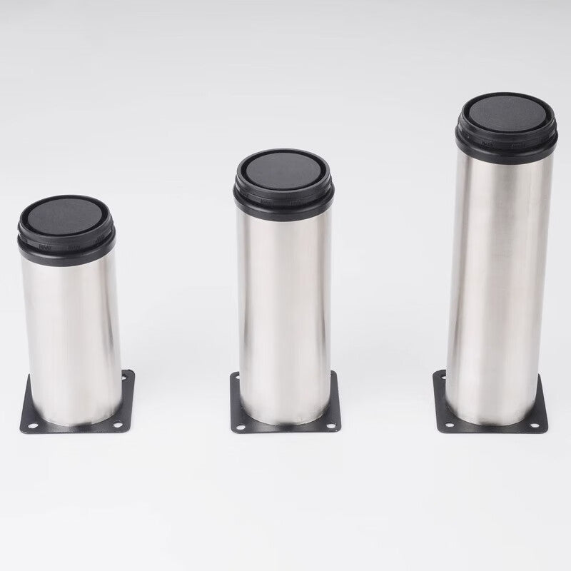Shanhe Stainless Steel Cabinet Furniture Legs, Table Legs, Coffee Table Support Legs, Sofa Legs, 8cm Height Adjustable to 9.5cm