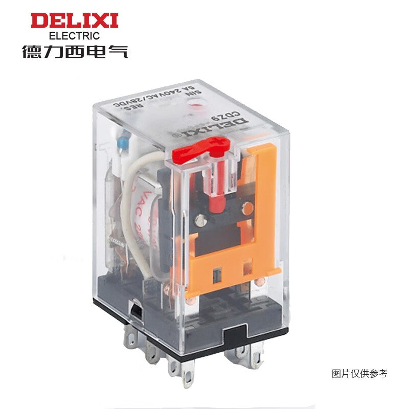 Delixi CDZ9 small 3A with light 24VDC CDZ962DLB intermediate relay (C)