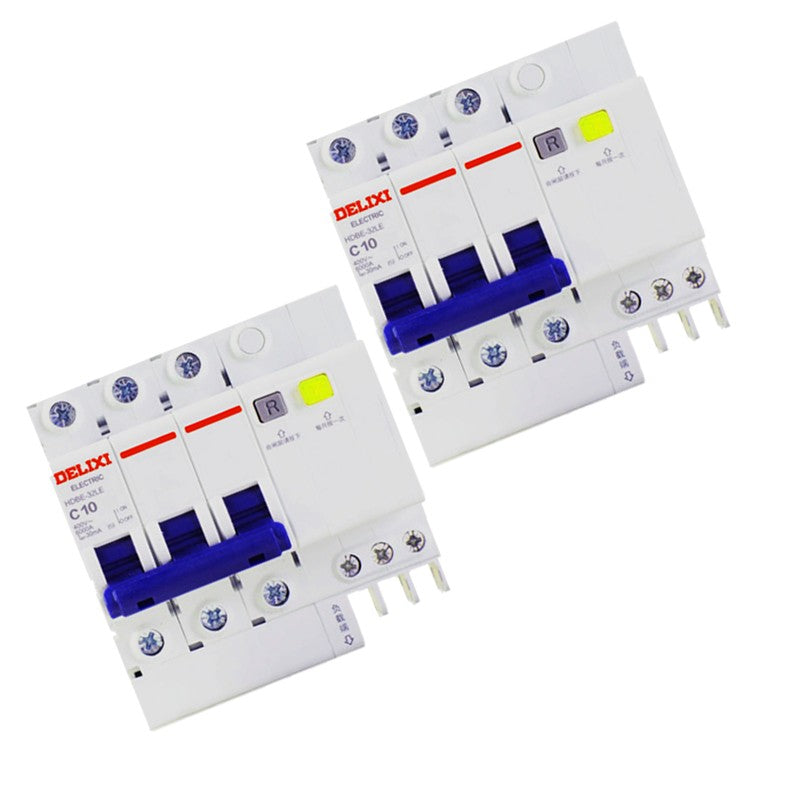 Delixi HDBE-32LE Leakage Protector 3P C Type 32A 100mA