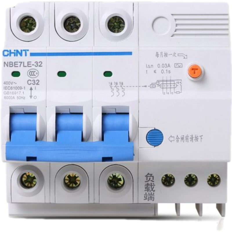 Chint NBE7LE-63 4P 40A Leakage Circuit Breaker with Protection