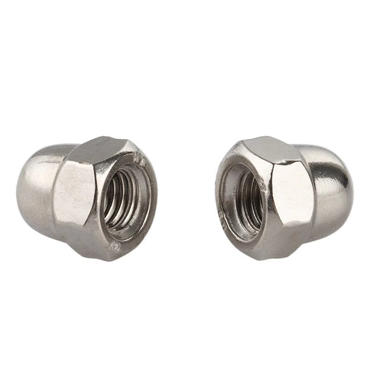 Yonghao Yinghong 304 Stainless Steel Cap Nuts, Cap Nuts, Screw Caps, Round Head Nuts, Nuts Customizable M12 (10 pieces) Package Price