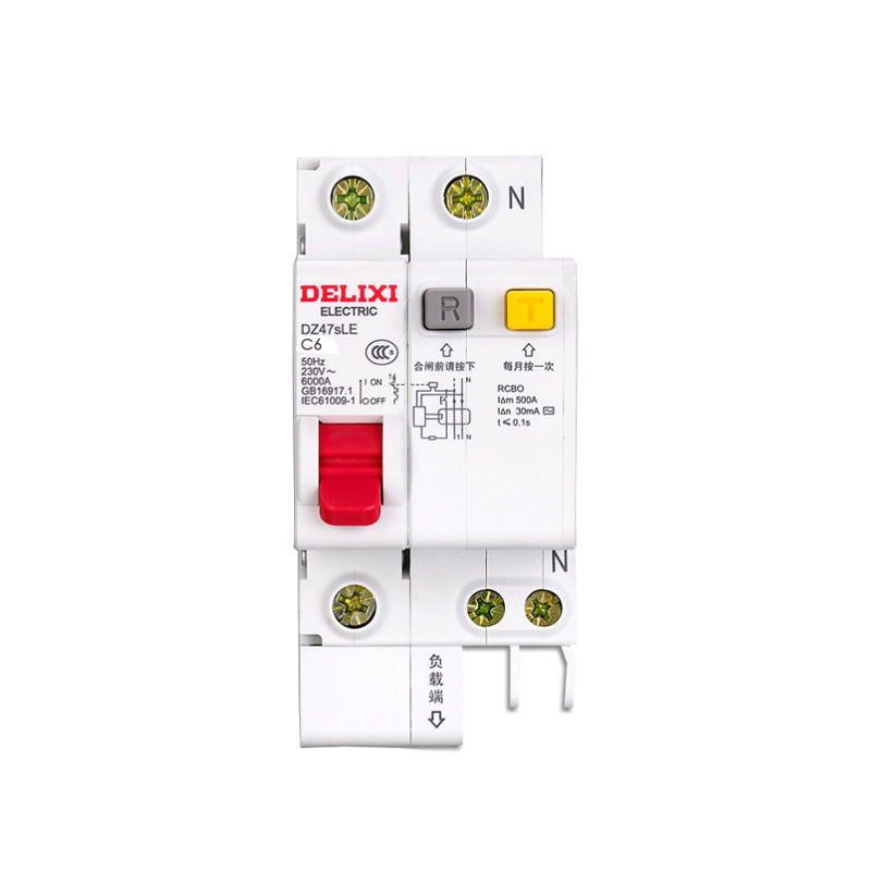 DELIXI ELECTRIC air switch with leakage protector DZ47sLE 1P+NC type 25A (customized)