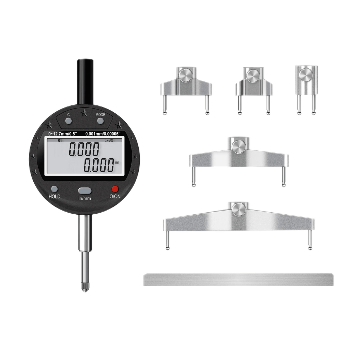 Mitz Digital Radius Gauge, Diameter Measuring Instrument, R-Angle Gauge, Radius Gauge, Digital Radius Gauge R5-700mm, 1 piece