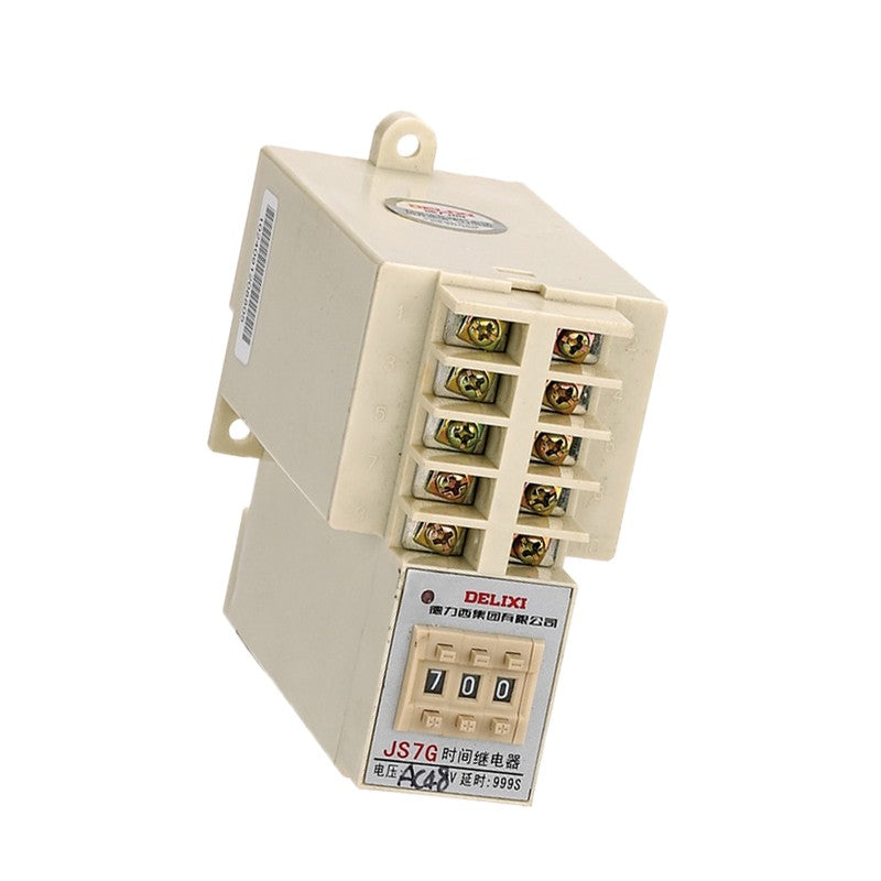 Delixi Electric Time Relay JS7G-2 0.01-9.99S AC220V