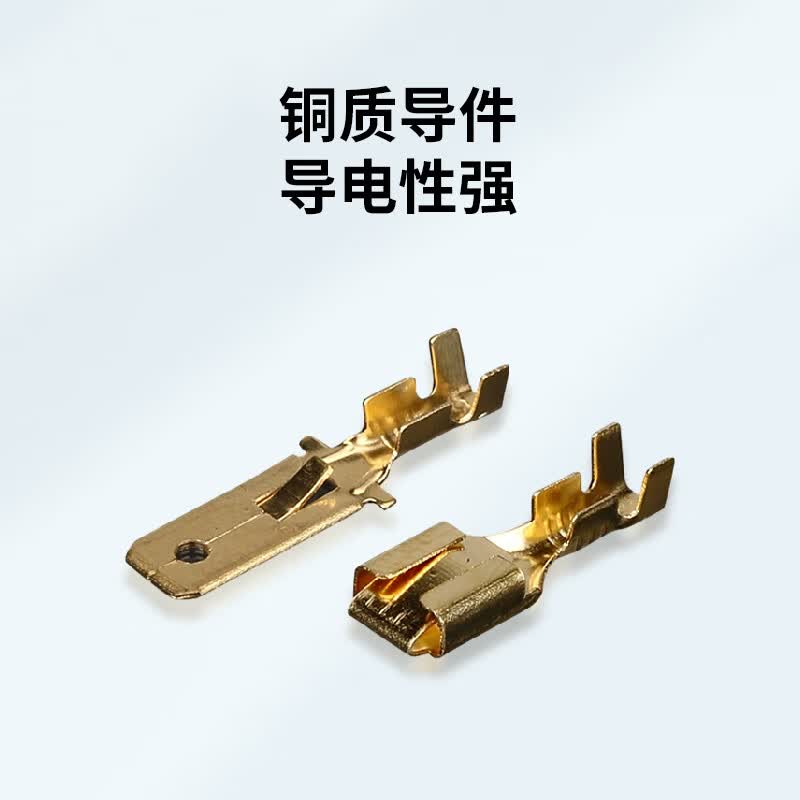 Bayer Automotive Connectors 6.3 Series 6-Pin ABS Plug and Socket Matching Set (Male and Female) BY-DJ7061-6.3-11/21