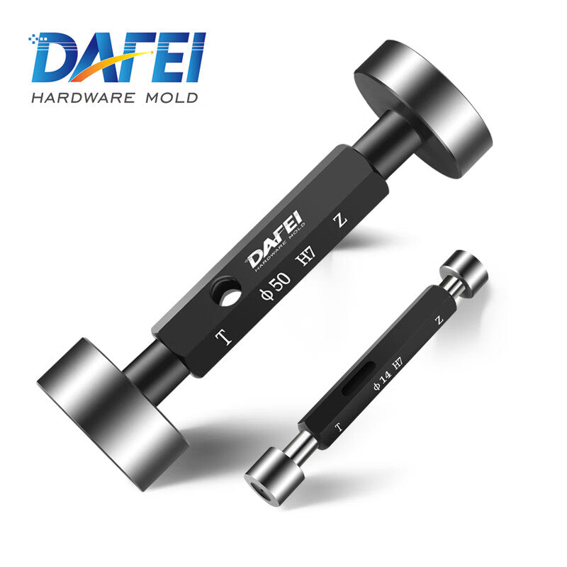 DAFEI Smooth Plug Gauge Inspection Tool, Double-Head Smooth Plug Gauge, High-Precision Hole Diameter Plug Gauge, Inner Hole Plug Gauge, Inner Hole Measuring Gauge—10mm H7