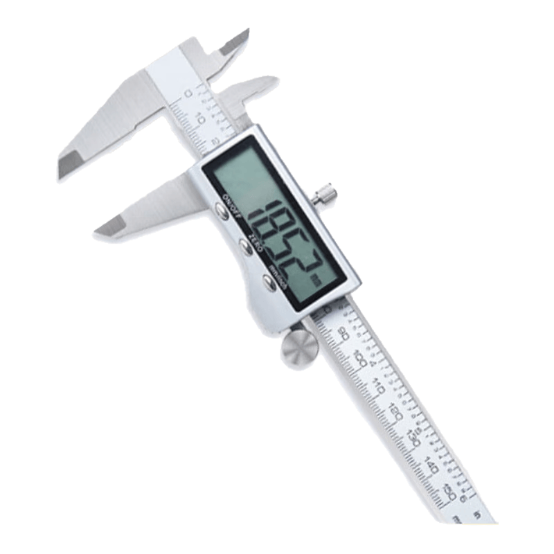 Mitz digital caliper, all-metal stainless steel, high-precision, high-definition, large-screen electronic vernier caliper, conforms to national standards, high-precision chip 0-200/0.01mm.