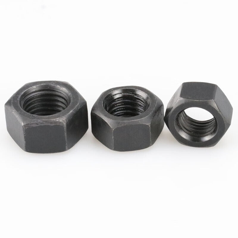 Haisdic HK-17 Blackened Hex Nuts, External Hex Nuts, Hex Screw Caps GB6170 Type A M5 (Grade 8) (200 pieces)