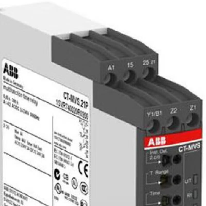 ABB CT-S Type Electronic Time Relay CT-MVS.22S 2c/o 24-240VAC