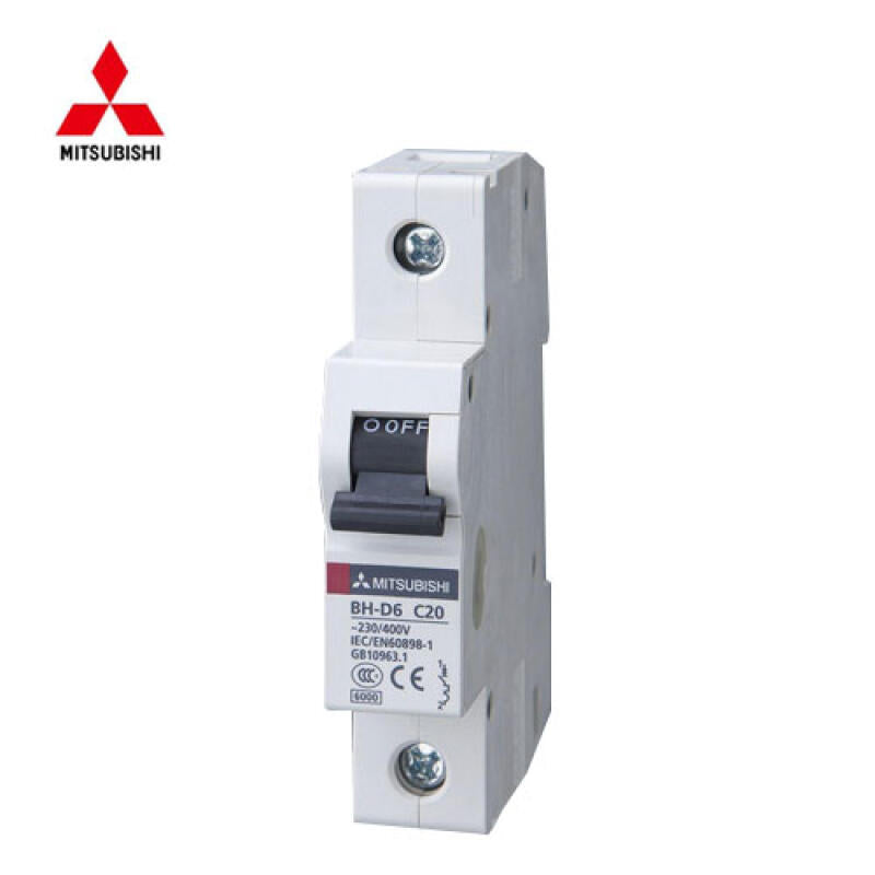 Mitsubishi Electric miniature circuit breaker 3A 1P D 6kA; BH-D6 1P 3A TYPE DN (CH)