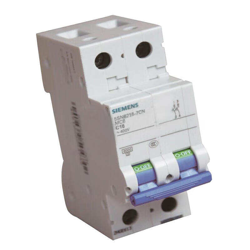 Siemens 16A 2P C Miniature Circuit Breaker - 6kA Protection