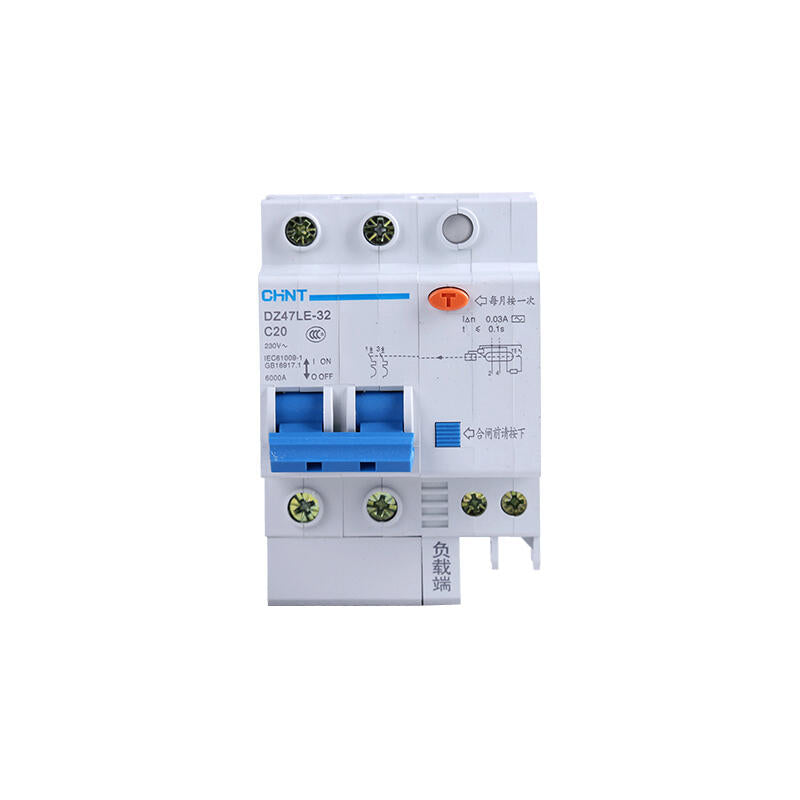 Chint leakage miniature circuit breaker; DZ47LE-32 2P C20 30mA