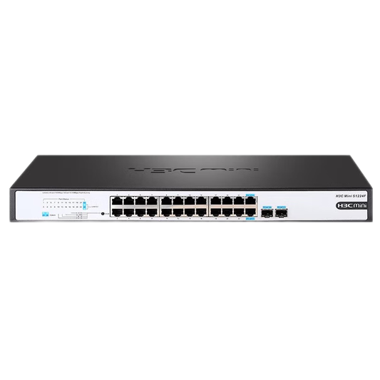 H3C enterprise-class 24-port Gigabit unmanaged switch S1224F 2 Gigabit optical network switch network cable splitter rack-mounted