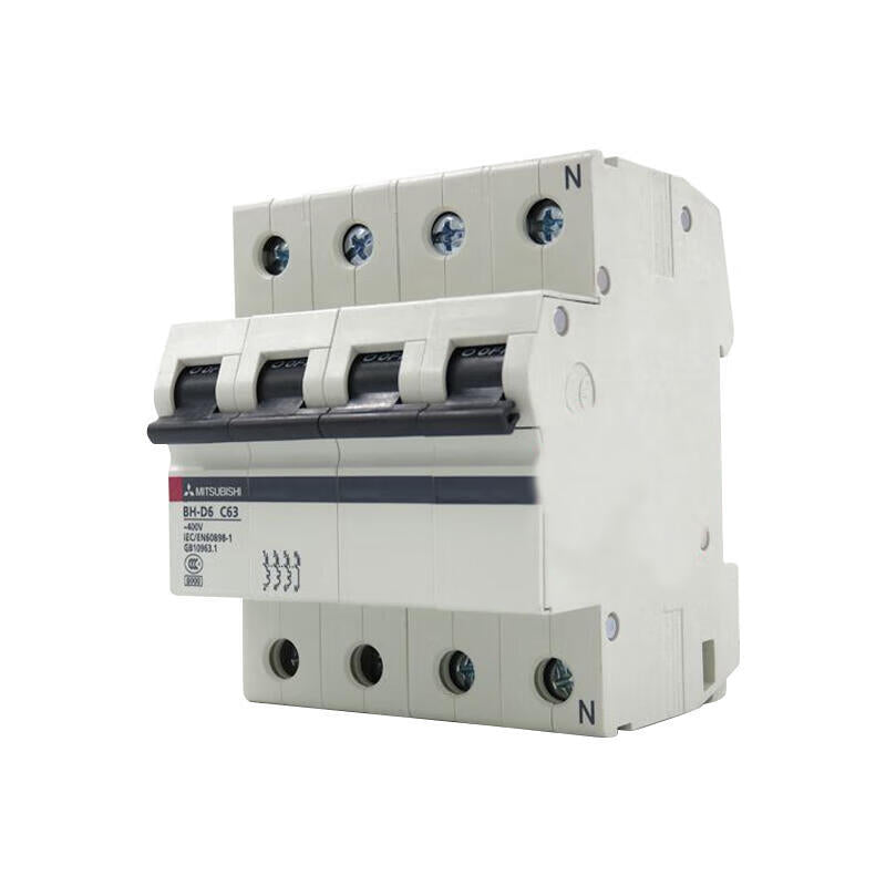 Mitsubishi Electric 25A 4P Miniature Circuit Breaker D 6kA