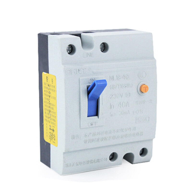 Chint NL18 series residual current action circuit breaker leakage protector voltage 230V NL18-40 40A (customized)