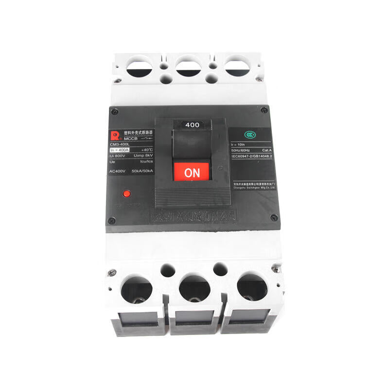 Changshu 3P Molded Case Circuit Breaker 50kA 400A CM3-400L/3300