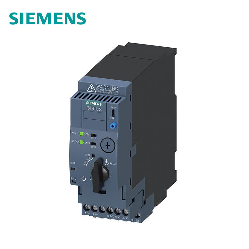 Siemens direct starter, 690V, AC/DC24V, 0.32-1.25A Main circuit interface: pluggable, no terminal Auxiliary circuit interface: screw terminal connection; 3RA61201BB33