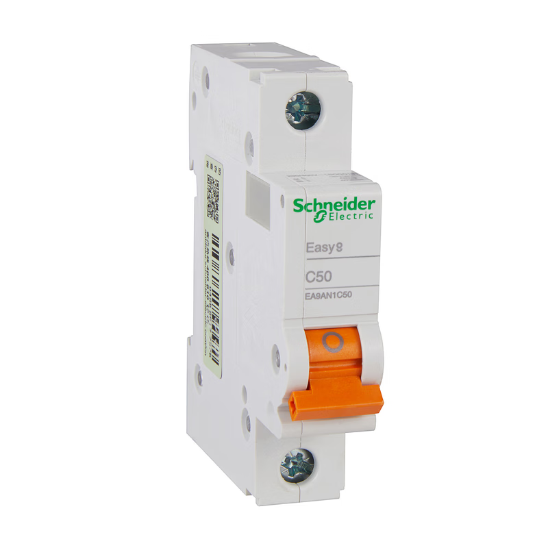 Schneider Electric miniature circuit breaker, EA9AN 1P C50A; EA9AN1C50