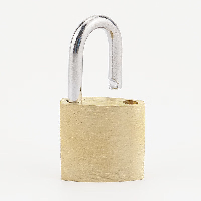 Haisdick brass padlock, box lock, cabinet lock, small padlock, power meter box lock, small brass lock, 25mm short beam single-opening HKsq-352