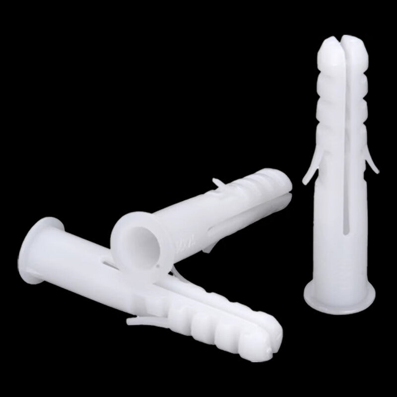 Zhuyu Shark Head Plastic Expansion Tube, Single-Pipe Single-Wing Fish-Shaped Expansion Tube, Shark Head Plastic Expansion Tube Plug, 6*30 (200 pieces)