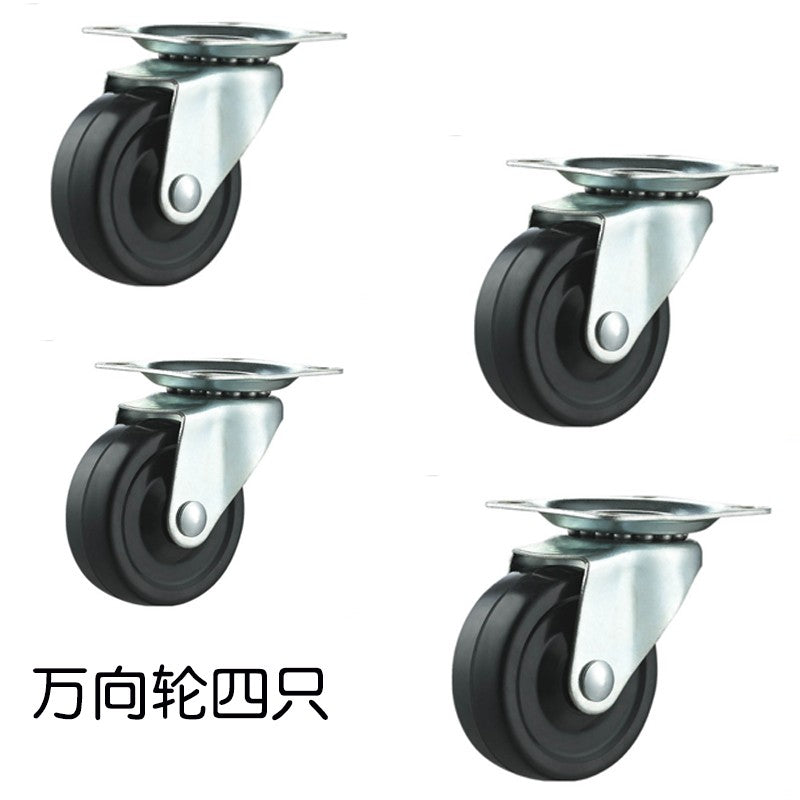Tuten Small Cabinet Casters - Set of 4 Matching Wheels
