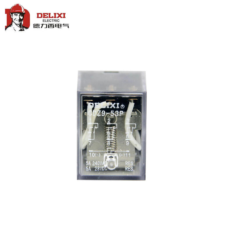 Delixi Electric small relay; CDZ9-53PFL (with light) DC24V