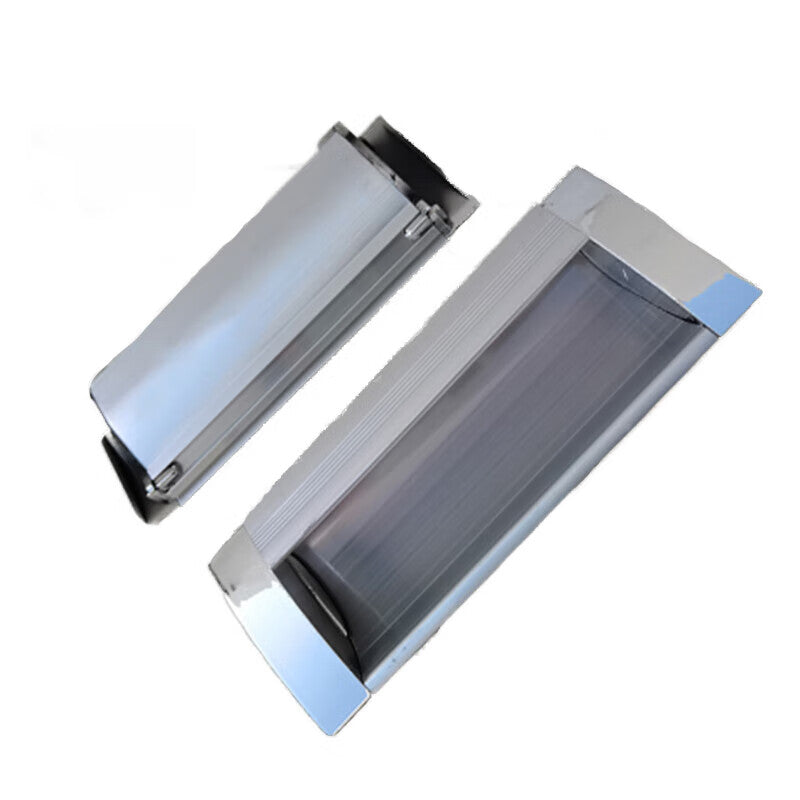 Deyu Crafts Handles, Cabinet Door Handles, Recessed Handles, 10 pieces/pack, Price per pack, Stainless Steel/Regular Style, Silver