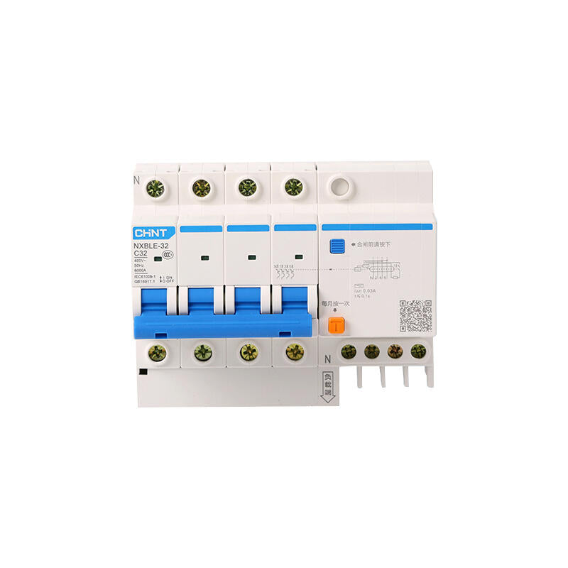 Chint residual current operated circuit breaker; NXBLE-32 4P D25 30mA 6kA