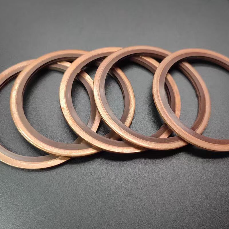 ZHIDE Copper Fluororubber Composite Gasket (Semi-enclosed Gasket), High Temperature Resistant, M42, 3-5 Days Delivery