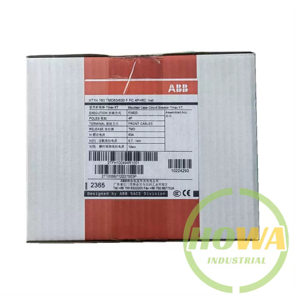 1pc ABB Leakage Protection Switch Molded Case Circuit Breaker XT1N160 4P 63A [3]