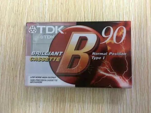 1pc TDK-B90 audio cassette standard blank tape repeater audio tape Disc 90 min [2]