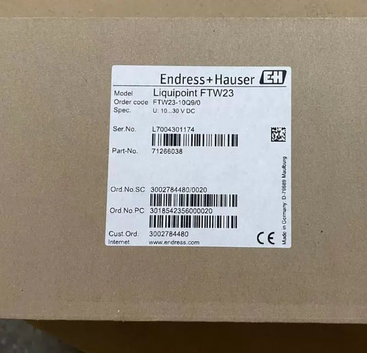 1pcs EH Endress+Hauser FTW23-AA4NWVJ FTW23-10Q9/0 Liquid Level Switch [1]