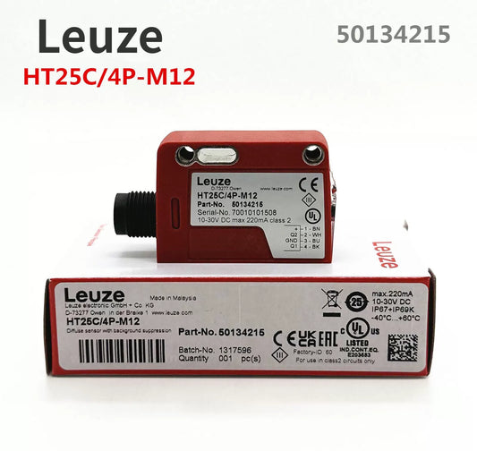 1pcs LEUZE Photoelectric Sensor HT25C/4P-M12 50134215 [1]