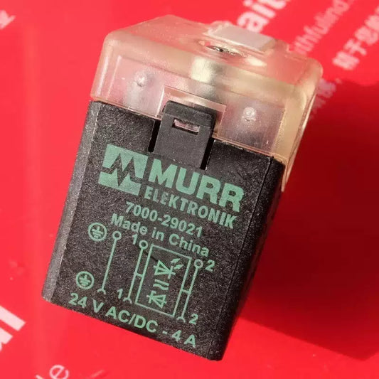 1pcs MURR Solenoid Valve Plug 7000-29021-0000000 24V [1]