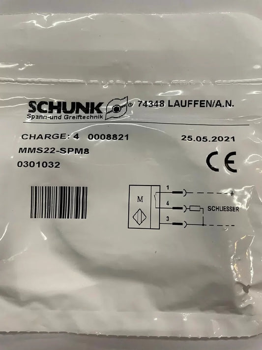 1pcs SCHUNK 0301032 MMS22-SPM8 PNP [1]
