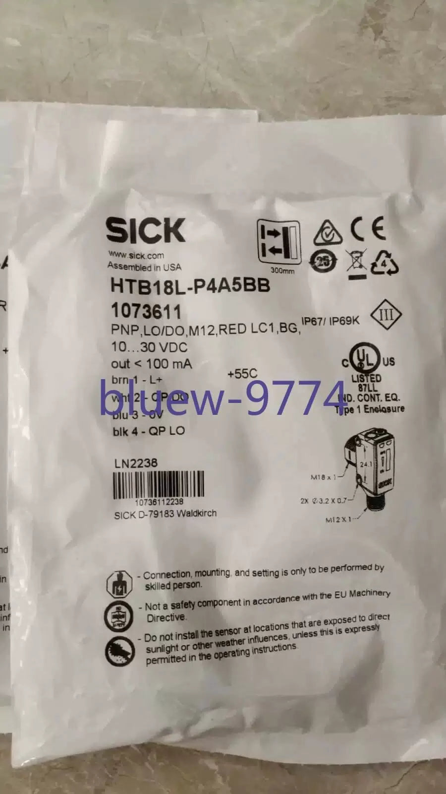 1pcs SICK HTB18L-P4A5BB 1073611 [1]