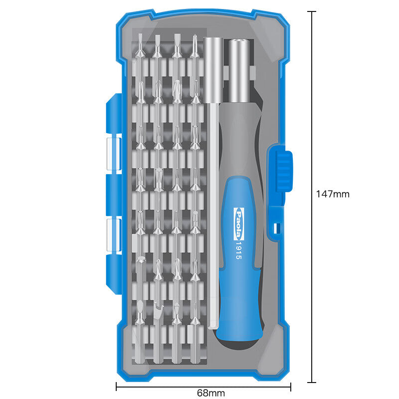 Paola Screwdriver Set - 30 Piece Precision Cross Hexagonal Plum Head Tool for Mobile Repair