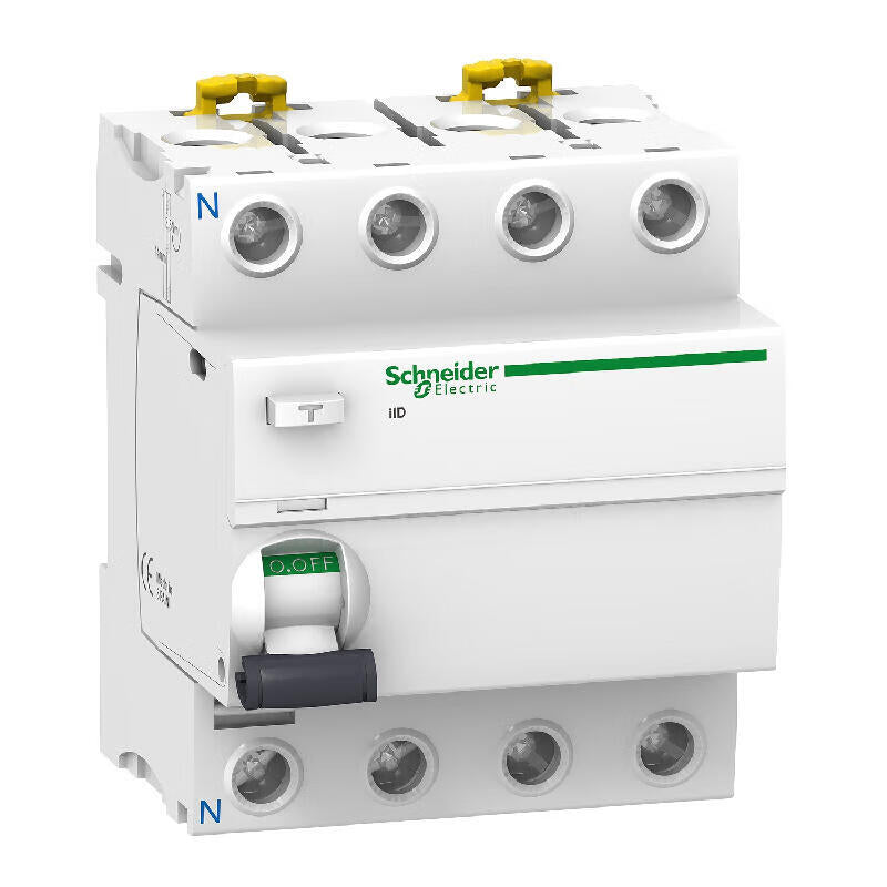 Schneider Electric Acti9 iID 4P RCCB 25A 30mA Residual Current Switch