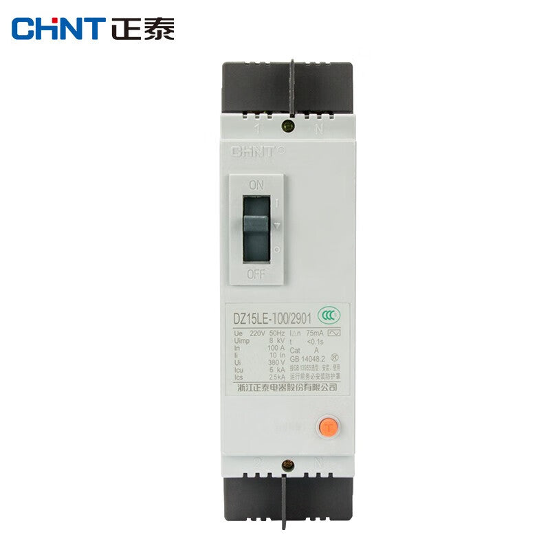 Chint DZ15LE 100A Leakage Circuit Breaker 380V 4-Wire
