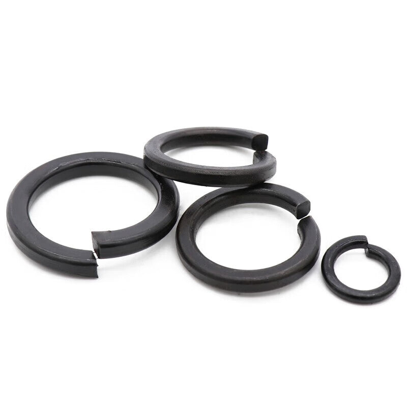 Winstein 8.8 grade blackened spring washers GB93-76 M4 (1000 pieces) Open-end thickened spring washers, screw washers WSX204