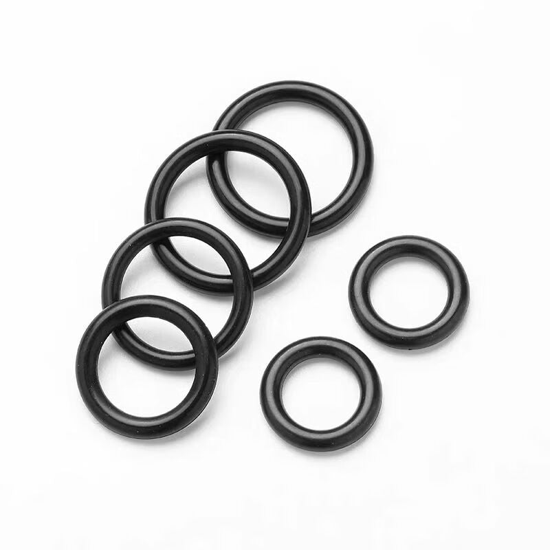 ZHIDE fluororubber O-rings, 18.6*13.8*2.4mm, black.