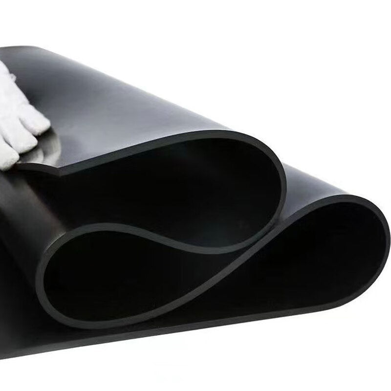 Xinyuan Black Industrial Rubber Sheet, High-Voltage Resistant, Insulating, Oil-Resistant, and Shock-Damping Pad for Power Distribution Rooms, 3/5MM Sealing Rubber Sheet, Black, 1M Width * 2MM Thickness * 50KG per Roll (Approximately 15 Meters)