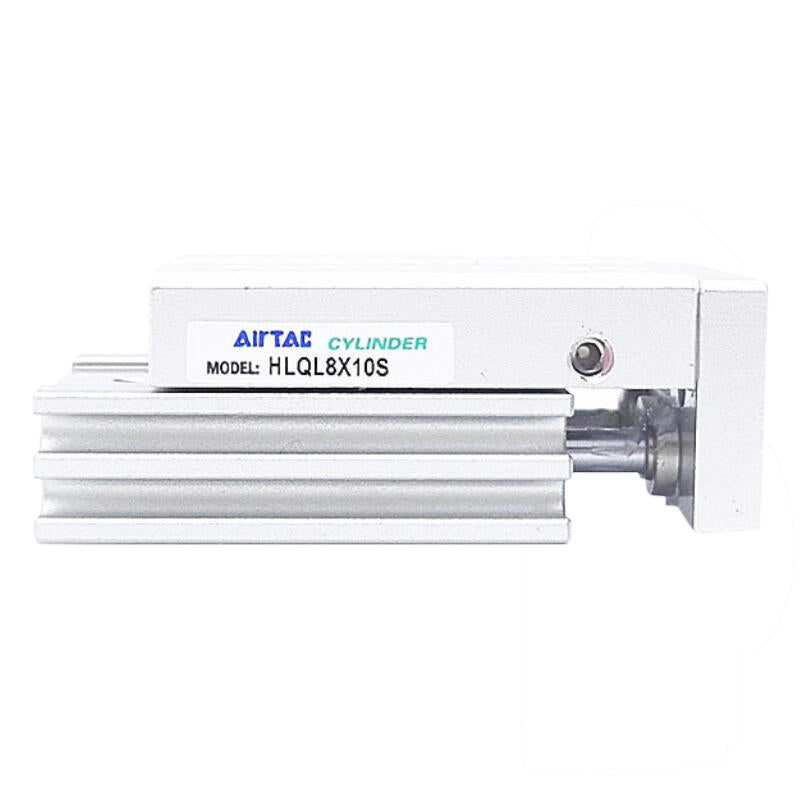 AirTAC double-axis precision slide cylinder, recirculating ball symmetrical type, double acting, with magnetic ring; HLQL8X30S