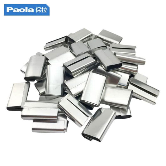 Paola metal strapping buckles/PP strapping fasteners, suitable for 12-15mm strapping, 1kg/approx. 300 pieces. 7801