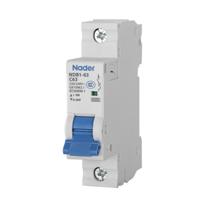 Nader Liangxin miniature protection circuit breaker NDB1 series NDB1-63 NDB1 small circuit breaker 1P 40A