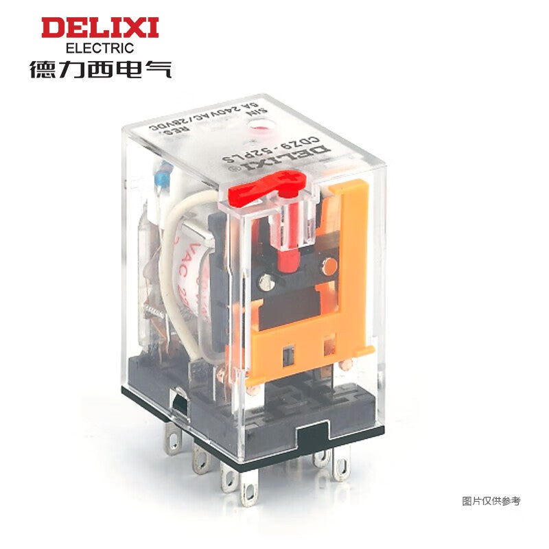 Delixi CDZ9 small 5A with light 220-240VAC CDZ952AC220240V intermediate relay (C)