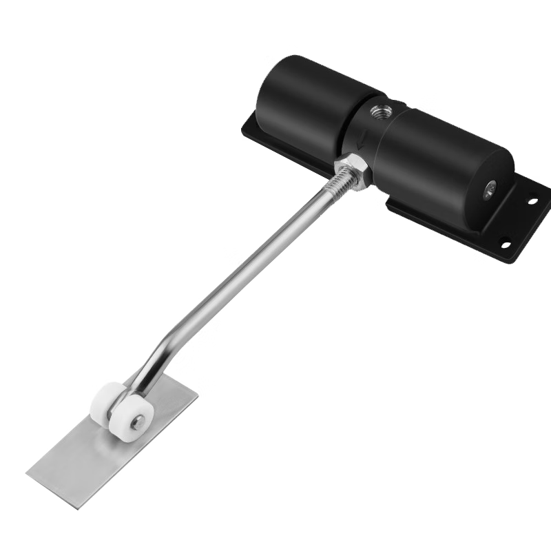 Automatic door closer, for wooden doors and sliding doors, household use, soft-close mechanism, black [20-60kg]